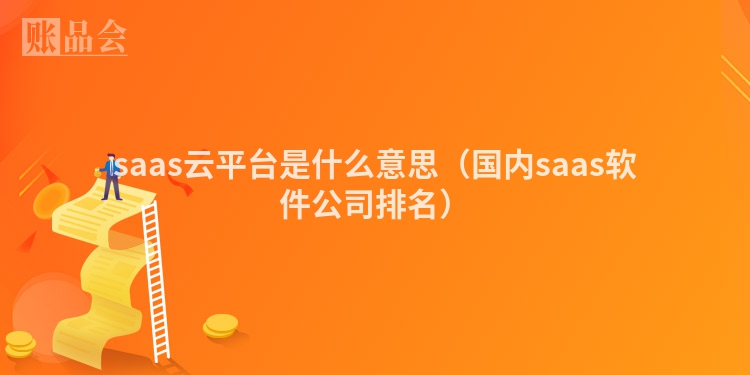 saas云平台是什么意思（国内saas软件公司排名）