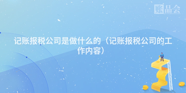 记账报税公司是做什么的（记账报税公司的工作内容）