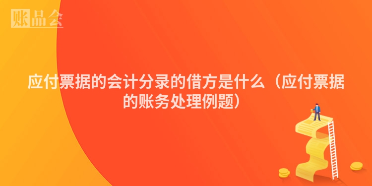 应付票据的会计分录的借方是什么（应付票据的账务处理例题）