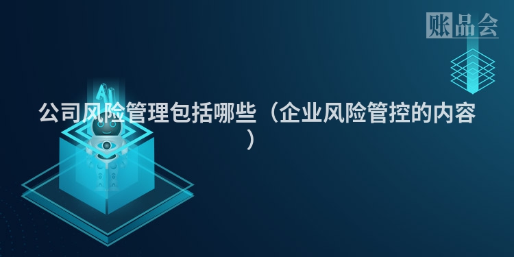 公司风险管理包括哪些（企业风险管控的内容）