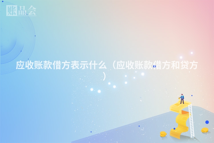 应收账款借方表示什么（应收账款借方和贷方）