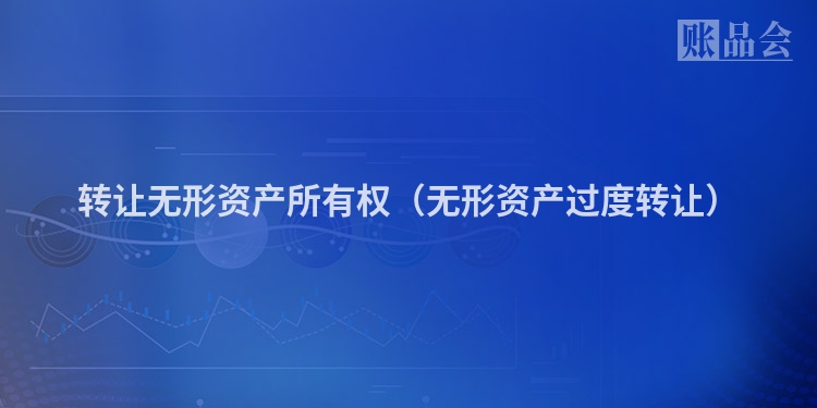 转让无形资产所有权（无形资产过度转让）